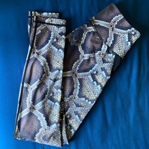 Just Live Snake Skin Print Leggings